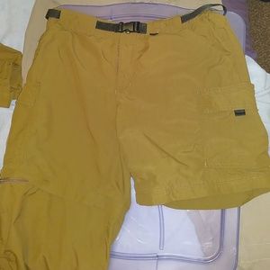 REI UPF 50 hiking pants/zip off legs